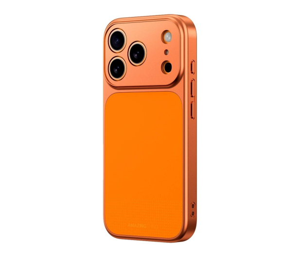 AmazingThing Minimal Mag Full Cover Case na iPhone 17 Pro - pomarańczowe - 1527009 - zdjęcie 3